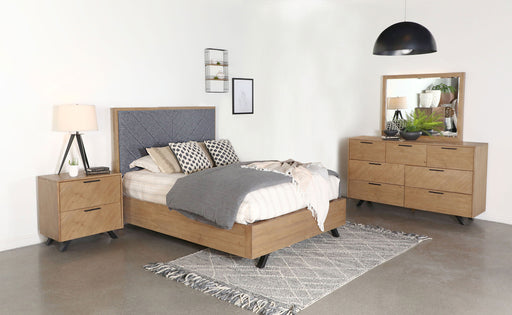 Taylor Bedroom Set Light Honey Brown and Grey - Premium Bedroom Set from Coaster Z2 Standard - Just $2098! Shop now at Furniture Wholesale Plus  We are the best furniture store in Nashville, Hendersonville, Goodlettsville, Madison, Antioch, Mount Juliet, Lebanon, Gallatin, Springfield, Murfreesboro, Franklin, Brentwood