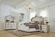 Antonella 5-Piece Eastern King Upholstered Tufted Bedroom Set Ivory and Camel - Premium Bedroom Set from Coaster Z2 Standard - Just $3158! Shop now at Furniture Wholesale Plus  We are the best furniture store in Nashville, Hendersonville, Goodlettsville, Madison, Antioch, Mount Juliet, Lebanon, Gallatin, Springfield, Murfreesboro, Franklin, Brentwood