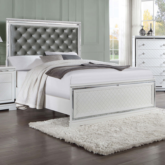 Eleanor Upholstered Tufted Bed White - Premium Bed from Coaster Z2 Standard - Just $678! Shop now at Furniture Wholesale Plus  We are the best furniture store in Nashville, Hendersonville, Goodlettsville, Madison, Antioch, Mount Juliet, Lebanon, Gallatin, Springfield, Murfreesboro, Franklin, Brentwood