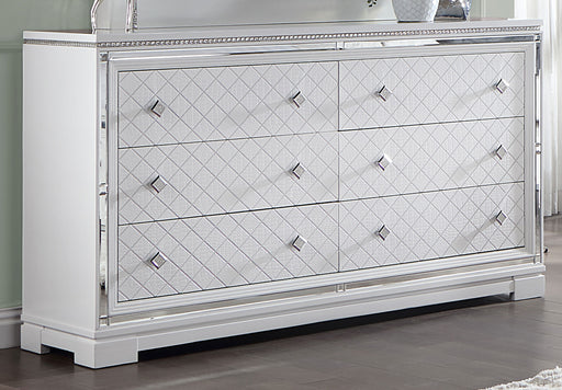 Eleanor Rectangular 6-drawer Dresser White - Premium Dresser from Coaster Z2 Standard - Just $696! Shop now at Furniture Wholesale Plus  We are the best furniture store in Nashville, Hendersonville, Goodlettsville, Madison, Antioch, Mount Juliet, Lebanon, Gallatin, Springfield, Murfreesboro, Franklin, Brentwood