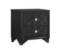 Penelope 2-drawer Nightstand Black - Premium Nightstand from Coaster Z2 Standard - Just $264! Shop now at Furniture Wholesale Plus  We are the best furniture store in Nashville, Hendersonville, Goodlettsville, Madison, Antioch, Mount Juliet, Lebanon, Gallatin, Springfield, Murfreesboro, Franklin, Brentwood