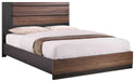 Azalia Rectangular Bed Black and Walnut - Premium Bed from Coaster Z2 Standard - Just $650! Shop now at Furniture Wholesale Plus  We are the best furniture store in Nashville, Hendersonville, Goodlettsville, Madison, Antioch, Mount Juliet, Lebanon, Gallatin, Springfield, Murfreesboro, Franklin, Brentwood