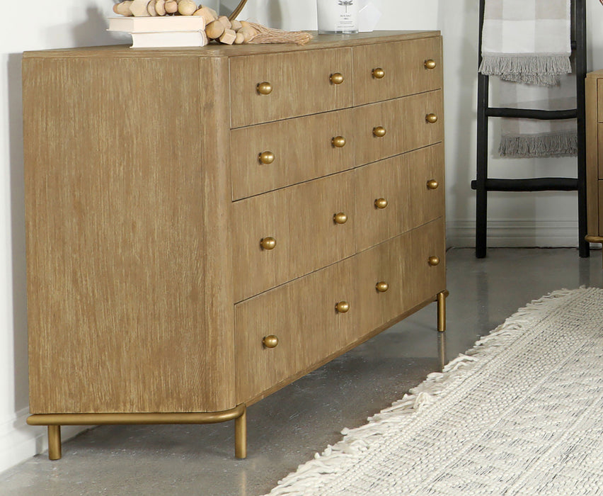 Arini 8-drawer Dresser Sand Wash - Premium Dresser from Coaster Z2 Standard - Just $984! Shop now at Furniture Wholesale Plus  We are the best furniture store in Nashville, Hendersonville, Goodlettsville, Madison, Antioch, Mount Juliet, Lebanon, Gallatin, Springfield, Murfreesboro, Franklin, Brentwood