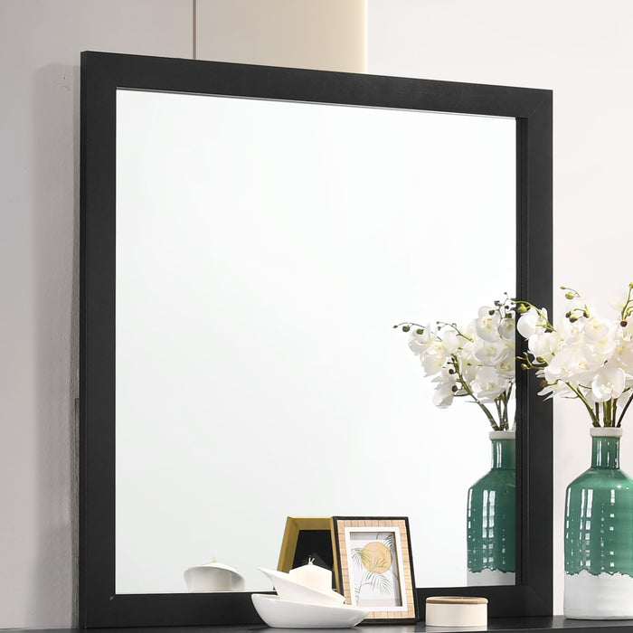 Kendall Square Dresser Mirror Black - Premium Mirror from Coaster Z2 Standard - Just $100! Shop now at Furniture Wholesale Plus  We are the best furniture store in Nashville, Hendersonville, Goodlettsville, Madison, Antioch, Mount Juliet, Lebanon, Gallatin, Springfield, Murfreesboro, Franklin, Brentwood