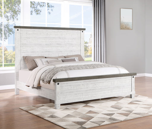 Lilith Panel Bed Distressed Grey and White - Premium Bed from Coaster Z2 Standard - Just $858! Shop now at Furniture Wholesale Plus  We are the best furniture store in Nashville, Hendersonville, Goodlettsville, Madison, Antioch, Mount Juliet, Lebanon, Gallatin, Springfield, Murfreesboro, Franklin, Brentwood