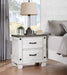 Lilith 2-drawer Nightstand Distressed Grey and White - Premium Nightstand from Coaster Z2 Standard - Just $340! Shop now at Furniture Wholesale Plus  We are the best furniture store in Nashville, Hendersonville, Goodlettsville, Madison, Antioch, Mount Juliet, Lebanon, Gallatin, Springfield, Murfreesboro, Franklin, Brentwood