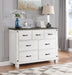 Lilith 7-drawer Dresser Distressed Grey and White - Premium Dresser from Coaster Z2 Standard - Just $848! Shop now at Furniture Wholesale Plus  We are the best furniture store in Nashville, Hendersonville, Goodlettsville, Madison, Antioch, Mount Juliet, Lebanon, Gallatin, Springfield, Murfreesboro, Franklin, Brentwood