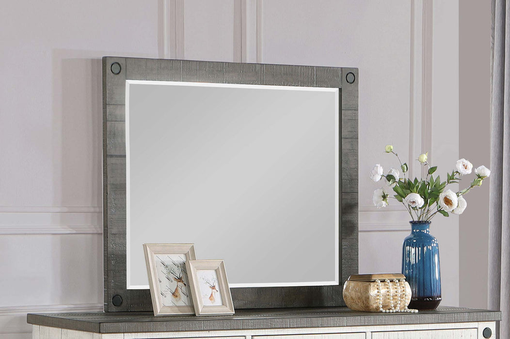 Lilith Rectangular Dresser Mirror Distressed Grey - Premium Mirror from Coaster Z2 Standard - Just $152! Shop now at Furniture Wholesale Plus  We are the best furniture store in Nashville, Hendersonville, Goodlettsville, Madison, Antioch, Mount Juliet, Lebanon, Gallatin, Springfield, Murfreesboro, Franklin, Brentwood