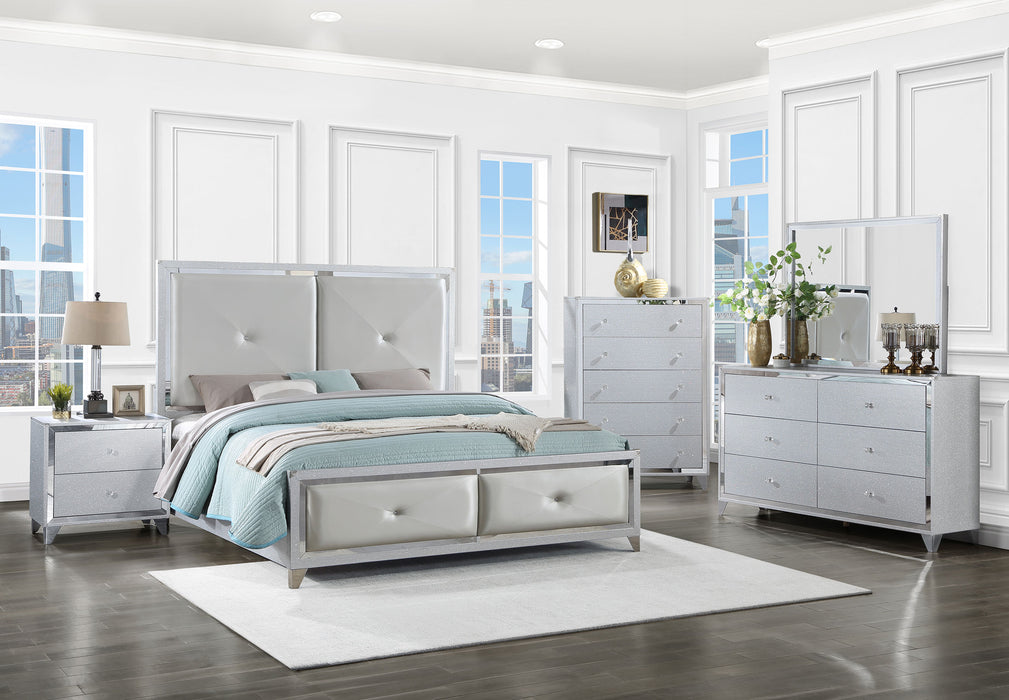 Larue Tufted Bedroom Set Silver - Premium Bedroom Set from Coaster Z2 Standard - Just $1698! Shop now at Furniture Wholesale Plus  We are the best furniture store in Nashville, Hendersonville, Goodlettsville, Madison, Antioch, Mount Juliet, Lebanon, Gallatin, Springfield, Murfreesboro, Franklin, Brentwood