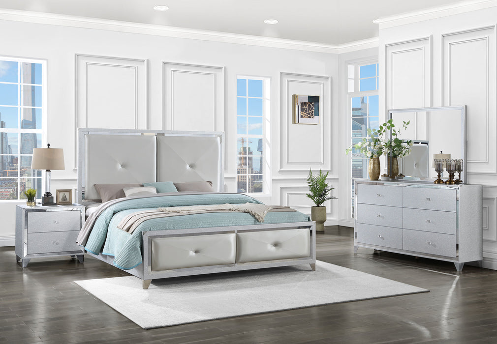 Larue Tufted Bedroom Set Silver - Premium Bedroom Set from Coaster Z2 Standard - Just $1698! Shop now at Furniture Wholesale Plus  We are the best furniture store in Nashville, Hendersonville, Goodlettsville, Madison, Antioch, Mount Juliet, Lebanon, Gallatin, Springfield, Murfreesboro, Franklin, Brentwood