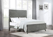 Nathan High Headboard Panel Bed Grey - Premium Bed from Coaster Z2 Standard - Just $590! Shop now at Furniture Wholesale Plus  We are the best furniture store in Nashville, Hendersonville, Goodlettsville, Madison, Antioch, Mount Juliet, Lebanon, Gallatin, Springfield, Murfreesboro, Franklin, Brentwood