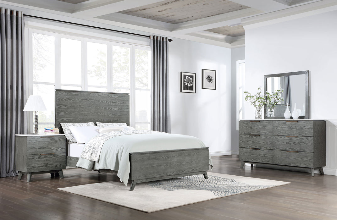 Nathan Bedroom Set White Marble and Grey - Premium Bedroom Set from Coaster Z2 Standard - Just $2258! Shop now at Furniture Wholesale Plus  We are the best furniture store in Nashville, Hendersonville, Goodlettsville, Madison, Antioch, Mount Juliet, Lebanon, Gallatin, Springfield, Murfreesboro, Franklin, Brentwood