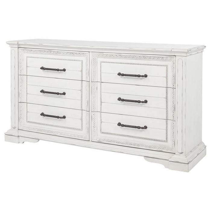 Mckinney - 6-Drawer Bedroom Dresser Cabinet – Dressers by Coaster Fine Furniture at Furniture Wholesale Plus , Nashville furniture store