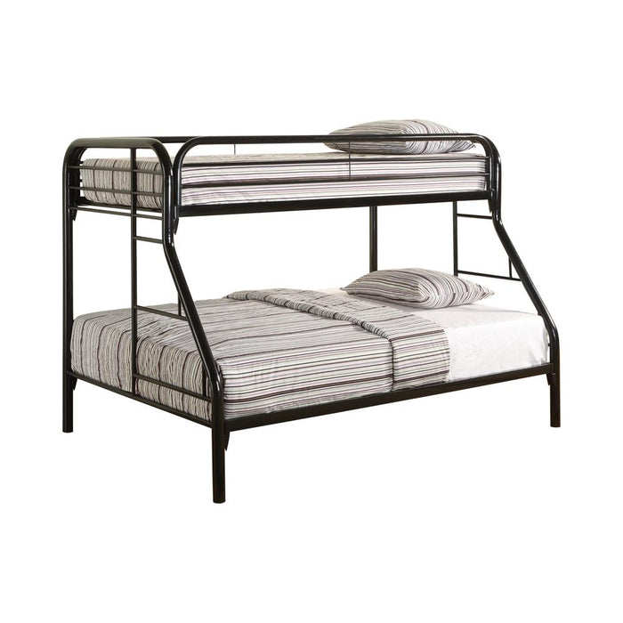 Morgan Twin Over Full Bunk Bed Black - Premium Bunk Bed from Coaster Z2 Standard - Just $430! Shop now at Furniture Wholesale Plus  We are the best furniture store in Nashville, Hendersonville, Goodlettsville, Madison, Antioch, Mount Juliet, Lebanon, Gallatin, Springfield, Murfreesboro, Franklin, Brentwood