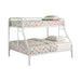 Morgan Twin Over Full Bunk Bed White - Premium Bunk Bed from Coaster Z2 Standard - Just $430! Shop now at Furniture Wholesale Plus  We are the best furniture store in Nashville, Hendersonville, Goodlettsville, Madison, Antioch, Mount Juliet, Lebanon, Gallatin, Springfield, Murfreesboro, Franklin, Brentwood