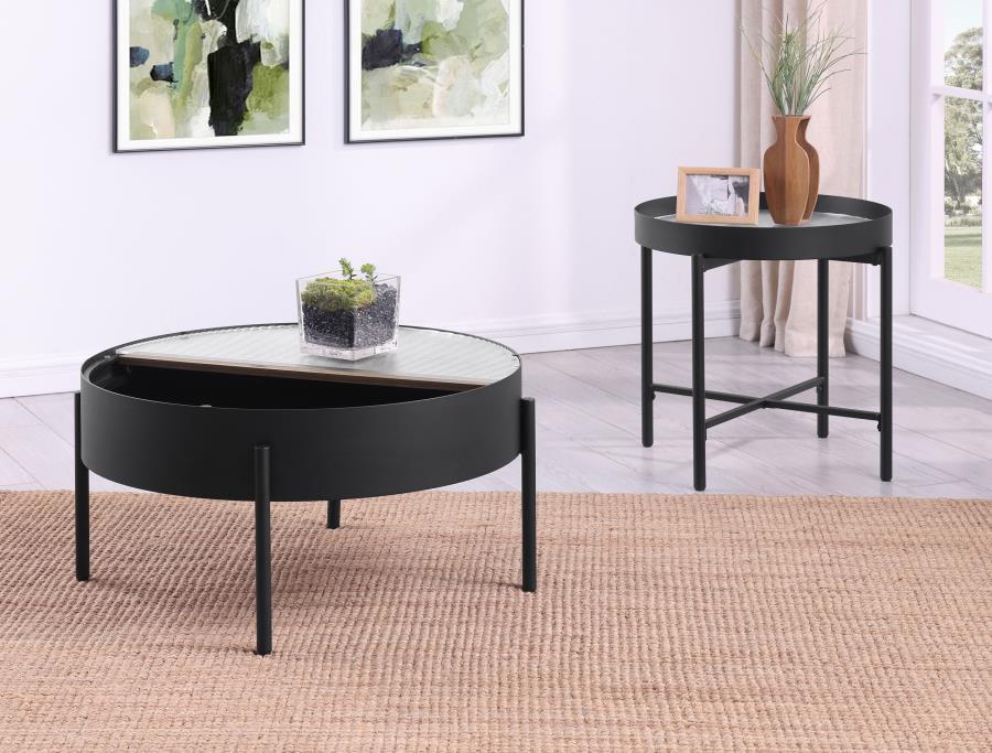 Ozella - Round Coffee Table Set – Table Sets by Coaster Fine Furniture at Furniture Wholesale Plus , Nashville furniture store