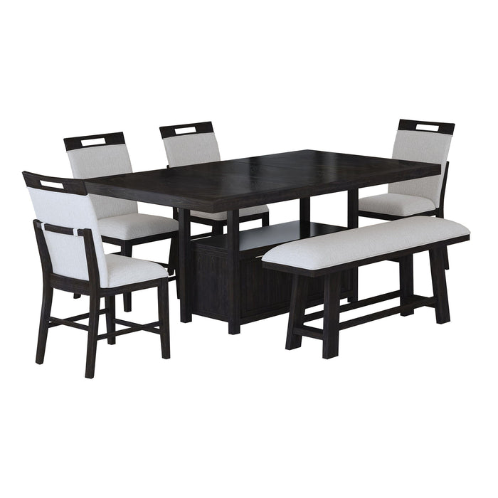Transcend - Counter Height Dining Set – 5 Piece Dining Room Sets by Elements International at Furniture Wholesale Plus , Nashville furniture store