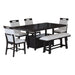 Transcend - Counter Height Dining Set – 5 Piece Dining Room Sets by Elements International at Furniture Wholesale Plus , Nashville furniture store