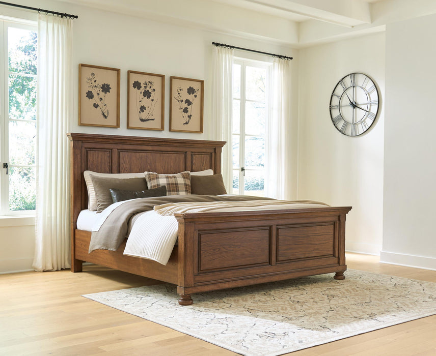 Zackaryn - King Panel Bed - Warm Brown – Panel Beds by Signature Design by Ashley® at Furniture Wholesale Plus , Nashville furniture store