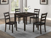 Durham - 5 Piece Dining Set - Espresso – 5 Piece Dining Room Sets by Crown Mark at Furniture Wholesale Plus , Nashville furniture store