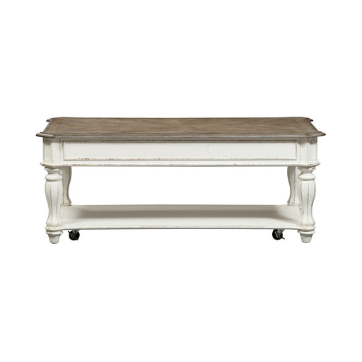 Magnolia Manor - Lift Top Cocktail Table - Antique White – Cocktail Tables by Liberty Furniture at Furniture Wholesale Plus , Nashville furniture store