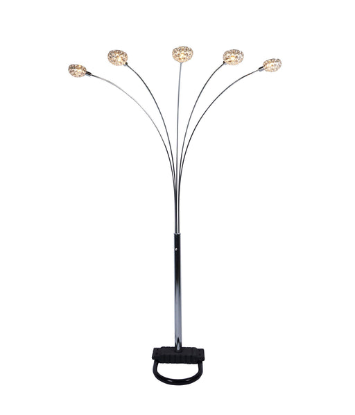 Half Moon Floor Lamp - Black - Premium Floor Lamps from Crown Mark - Just $199! Shop now at Furniture Wholesale Plus  We are the best furniture store in Nashville, Hendersonville, Goodlettsville, Madison, Antioch, Mount Juliet, Lebanon, Gallatin, Springfield, Murfreesboro, Franklin, Brentwood