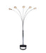 Half Moon Floor Lamp - Black – Floor Lamps by Crown Mark at Furniture Wholesale Plus , Nashville furniture store