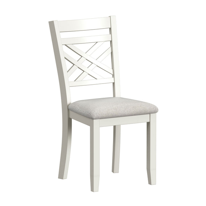 Brooks - 6 Piece Dining Set With Table, 4 Wood Back And Upholstered Seat Chairs, And Bench – 6 Piece Dining Room Sets by Elements International at Furniture Wholesale Plus , Nashville furniture store