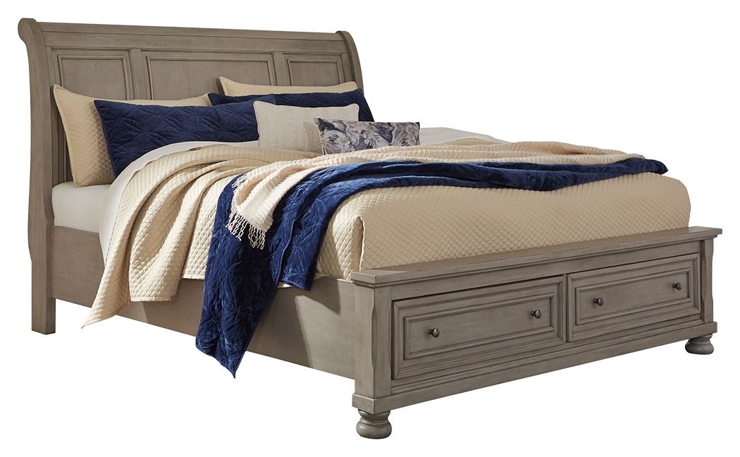Lettner - Sleigh Bed – Storage Beds by Signature Design by Ashley® at Furniture Wholesale Plus , Nashville furniture store