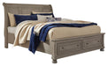 Lettner - Sleigh Bed – Storage Beds by Signature Design by Ashley® at Furniture Wholesale Plus , Nashville furniture store