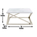 Zurich - Faux White Marble Top Coffee Table - White – Coffee Tables by Steve Silver Furniture at Furniture Wholesale Plus , Nashville furniture store