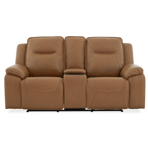 Callihan - Loveseat With Console P3 & ZW - York Butternut – Reclining Loveseats by Liberty Furniture at Furniture Wholesale Plus , Nashville furniture store