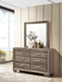 Kauffman - 6-Drawer Dresser with Mirror – Dresser & Mirror by CoasterEveryday at Furniture Wholesale Plus , Nashville furniture store