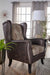 Elmbrook - Upholstered Wingback Accent Club Chair - Brown – Wingback Chairs by Coaster Fine Furniture at Furniture Wholesale Plus , Nashville furniture store