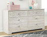 Paxberry - Six Drawer Dresser - Vinyl-Wrapped - Whitewash – Dressers by Signature Design by Ashley® at Furniture Wholesale Plus , Nashville furniture store