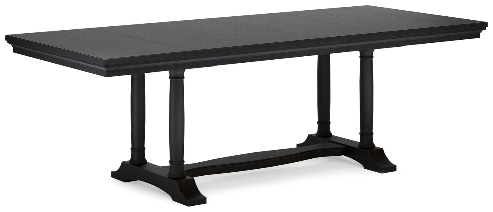 Welltern - Rect Dining Room Ext Table - Black – Dining Tables with Extensions by Millennium® by Ashley at Furniture Wholesale Plus , Nashville furniture store