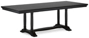 Welltern - Rect Dining Room Ext Table - Black – Dining Tables with Extensions by Millennium® by Ashley at Furniture Wholesale Plus , Nashville furniture store