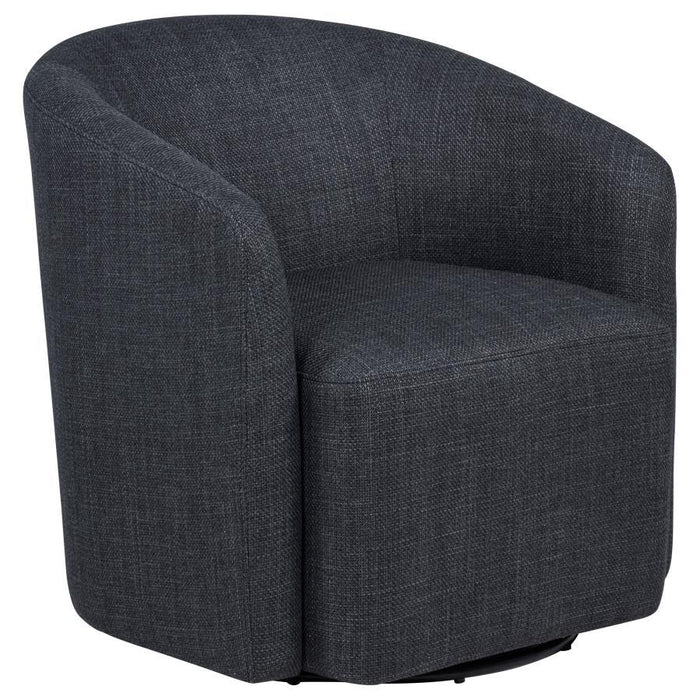 Mossbrook - Fabric Upholstered Swivel Accent Chair – Swivel Chairs by Coaster Fine Furniture at Furniture Wholesale Plus , Nashville furniture store