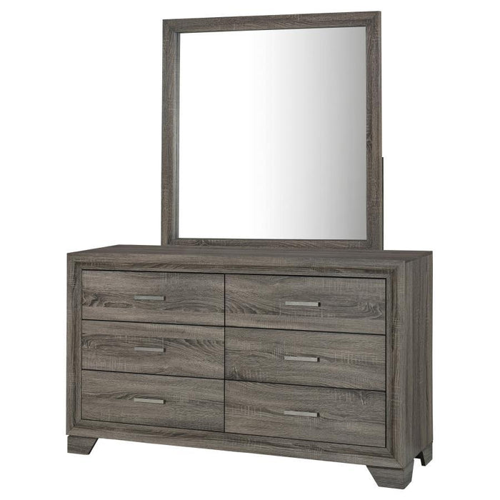 Wright - 6-Drawer Dresser Cabinet – Dressers by Coaster Fine Furniture at Furniture Wholesale Plus , Nashville furniture store