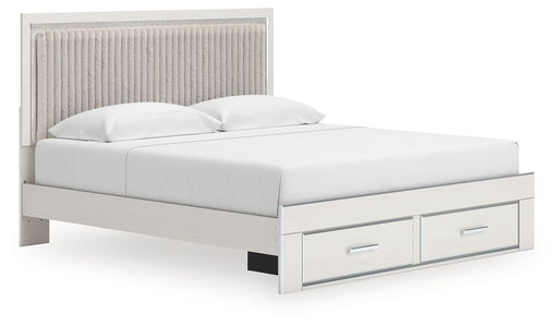 Zuraleus - Upholstered Panel Platform Storage Bed – Storage Beds by Signature Design by Ashley® at Furniture Wholesale Plus , Nashville furniture store