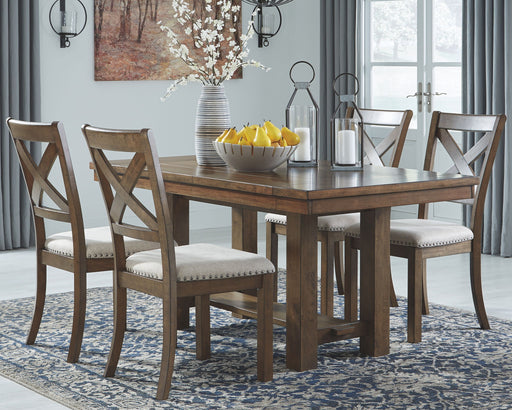 Moriville - Grayish Brown - Rectangular Dining Room Extension Table - Premium Dining Tables with Extensions from Signature Design by Ashley® - Just $708! Shop now at Furniture Wholesale Plus  We are the best furniture store in Nashville, Hendersonville, Goodlettsville, Madison, Antioch, Mount Juliet, Lebanon, Gallatin, Springfield, Murfreesboro, Franklin, Brentwood