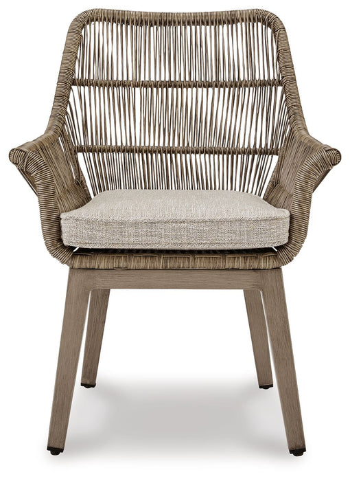 Beach Front - Arm Chair With Cushion - Premium Chair Sets from Signature Design by Ashley® - Just $698! Shop now at Furniture Wholesale Plus  We are the best furniture store in Nashville, Hendersonville, Goodlettsville, Madison, Antioch, Mount Juliet, Lebanon, Gallatin, Springfield, Murfreesboro, Franklin, Brentwood