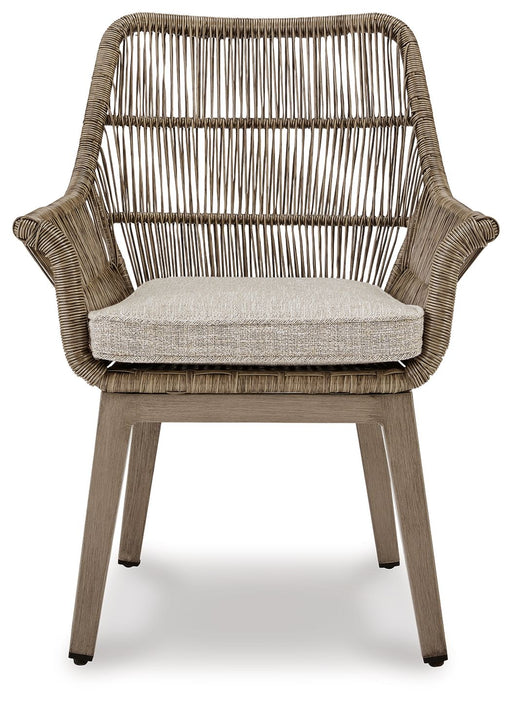 Beach Front - Arm Chair With Cushion - Premium Chair Sets from Signature Design by Ashley® - Just $698! Shop now at Furniture Wholesale Plus  We are the best furniture store in Nashville, Hendersonville, Goodlettsville, Madison, Antioch, Mount Juliet, Lebanon, Gallatin, Springfield, Murfreesboro, Franklin, Brentwood