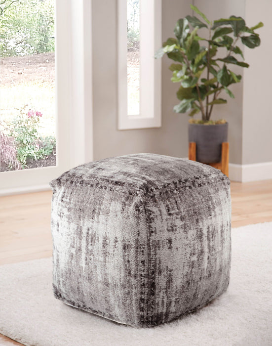 Hazel - Square Pouf - Dark Gray - Premium Accent Poufs from Steve Silver Furniture - Just $109! Shop now at Furniture Wholesale Plus  We are the best furniture store in Nashville, Hendersonville, Goodlettsville, Madison, Antioch, Mount Juliet, Lebanon, Gallatin, Springfield, Murfreesboro, Franklin, Brentwood
