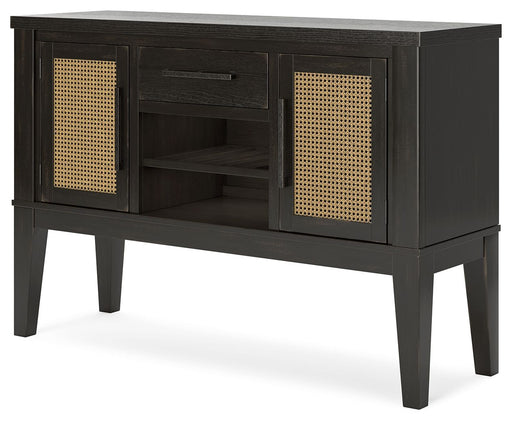 Galliden - Black - Dining Room Server - Premium Servers from Signature Design by Ashley® - Just $618! Shop now at Furniture Wholesale Plus  We are the best furniture store in Nashville, Hendersonville, Goodlettsville, Madison, Antioch, Mount Juliet, Lebanon, Gallatin, Springfield, Murfreesboro, Franklin, Brentwood