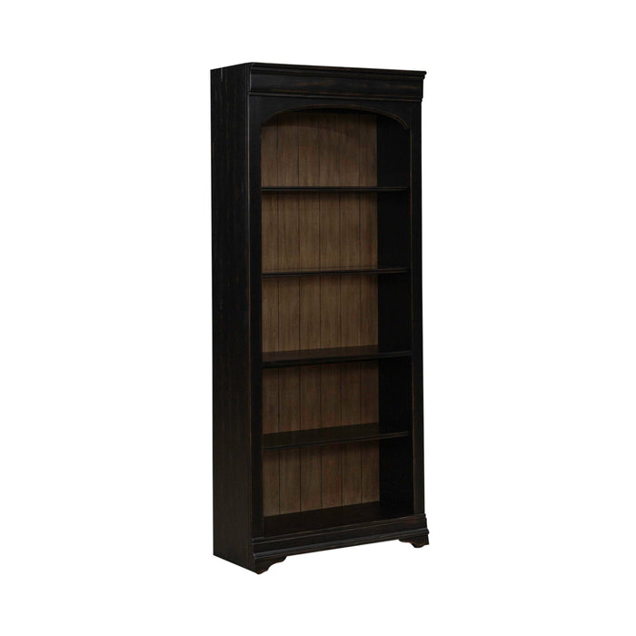 Meritage - Bunching Bookcase - Aged Charcoal – Standard Bookcases by Liberty Furniture at Furniture Wholesale Plus , Nashville furniture store