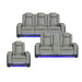 Lantana - Living Room Set - Charcoal – 3 Piece Living Room Sets by Elements International at Furniture Wholesale Plus , Nashville furniture store