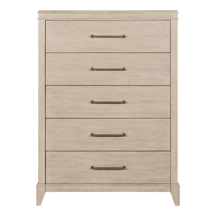 New Haven - 5 Drawer Chest - Sanctuary White – Accent Chests by Liberty Furniture at Furniture Wholesale Plus , Nashville furniture store
