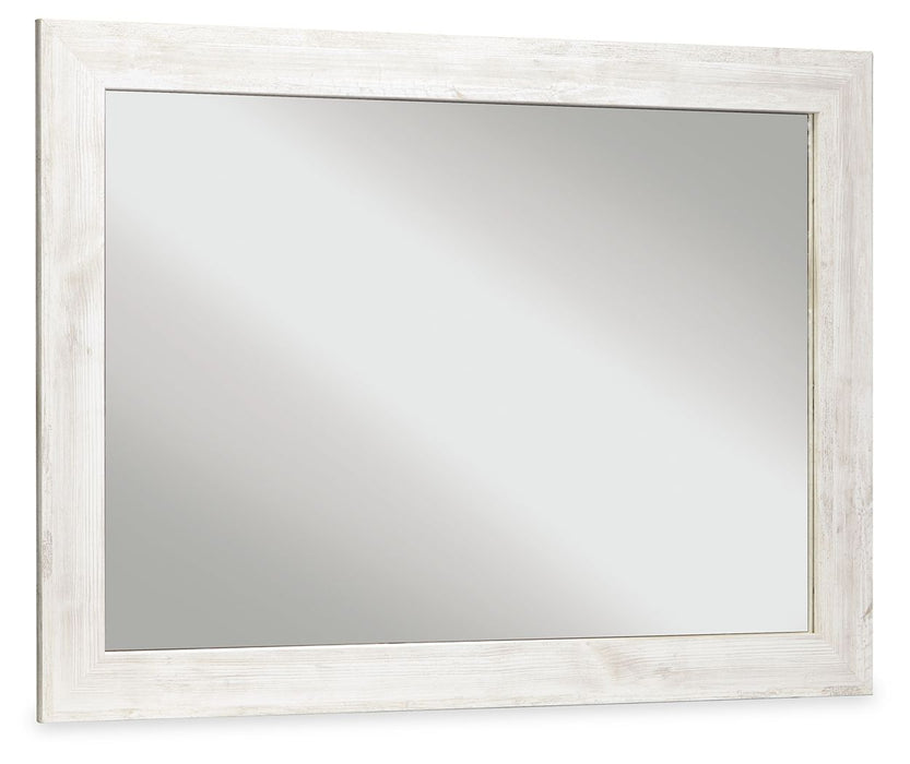 Paxberry - Bedroom Accent Mirror - Whitewash – Mirrors by Signature Design by Ashley® at Furniture Wholesale Plus , Nashville furniture store