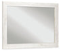 Paxberry - Bedroom Accent Mirror - Whitewash – Mirrors by Signature Design by Ashley® at Furniture Wholesale Plus , Nashville furniture store